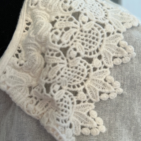 Lace and Linen Cottagecore April Cornell Shirt - Picture 4 of 4